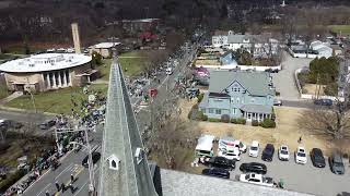 Drone Footage Of 2024 Holyoke St. Patrick's Day Parade