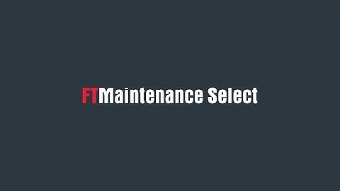 FTMaintenance Select Preventive Maintenance Software