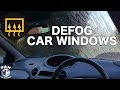 HOW TO DEFOG CAR WINDOWS SUPER FAST !!