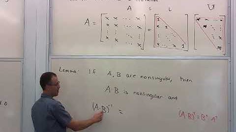 Applied Linear Algebra, Lesson 15, Video 3: Inverse of a matrix product lemma