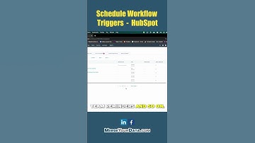 #shorts #hubspot #workflow #tigger #techops #manufacturing