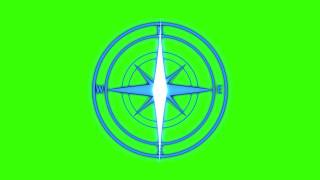 SCIFI HUD COMPASS GREEN SCREEN 4K 1080P FREE  ROYAL ANIMATED MOTION VIDEO STOCK 3D BACKGROUND FILM S