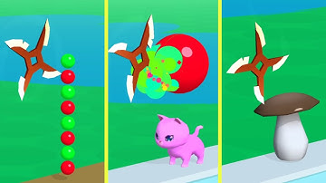 Dont Slice The Cats - Very Satisfying and Relaxing ASMR Slicing Video Game