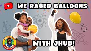 Racing Balloons with Jennifer Hudson! - Experiment Time - MayNERD's Wild World of Science