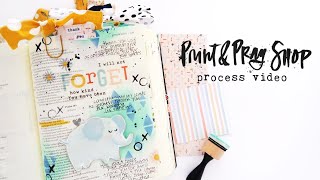Print & Pray Bible Journaling Process Video | Scripture Critters News