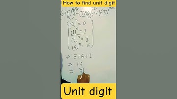 How to find unit digit ✌️✌️  #unitdigitconcept #unitdigittricks #uptet_maths #maths #ytshorts