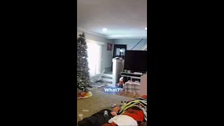 Is this toddler talking to a ghost? See the creepy moment caught on camera! 👻