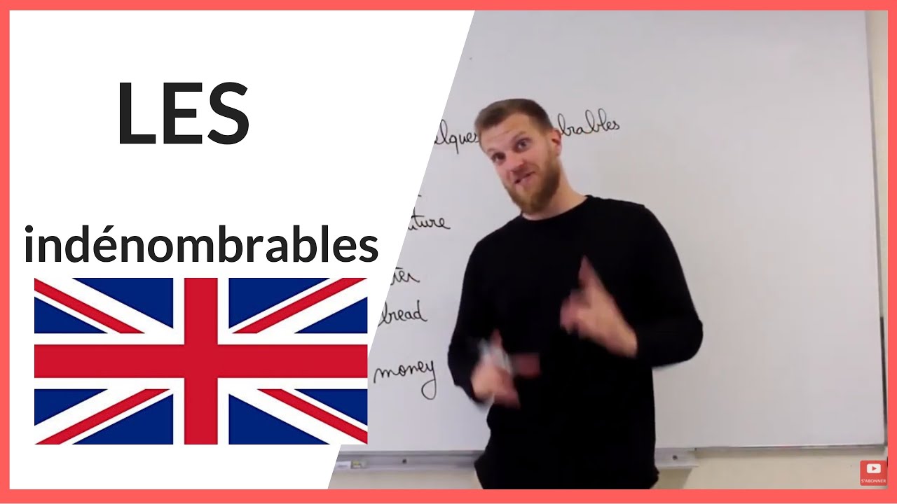Brêve explication des indénombrables en anglais!