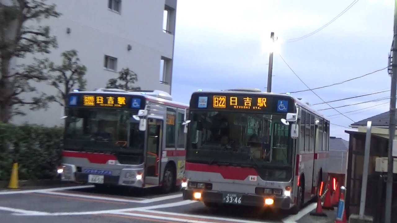 東急バス　日２２系統　サンヴァリエ日吉⇒日吉　車窓