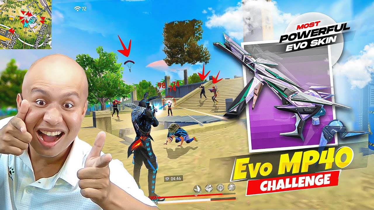Только новое испытание Mp40 Evo 2.0 в режиме «Соло против отряда» 😲Tonde Gamer - Free Fire Max