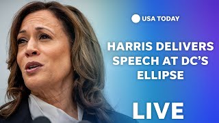 Harris makes closing argument to voters at DC Ellipse | USA TODAY