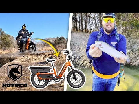 Trout Fishing On The Blue River With Our Hovsco Hovcart Cargo E-bike!b #hovsco #hovcart