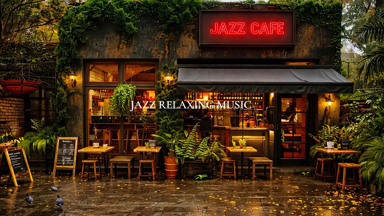 Warm Cafe Jazz & Chill ☕ Cozy Cafe Afternoon 🎶 Soft Music for Coffee Time ☕ Deep Sleep & Calm Heart