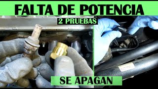 2 pruebas para autos que se 'Ahogan' (falta de potencia y se apagan)