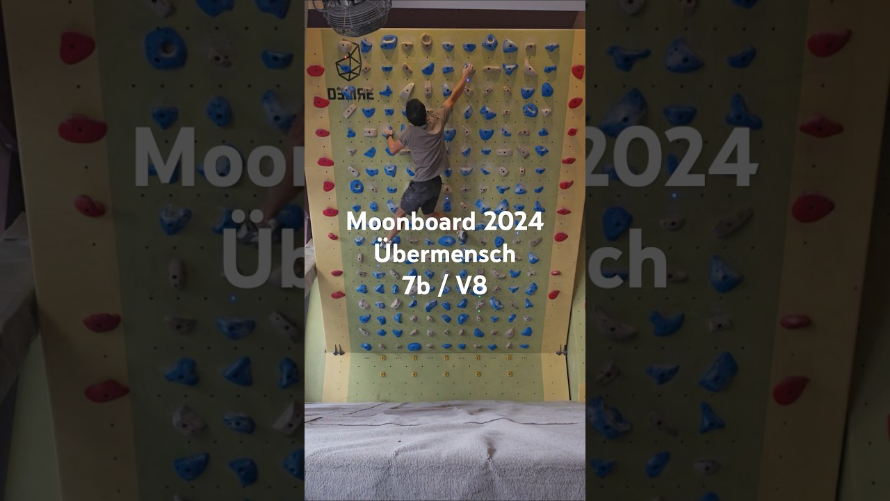 Moonboard Benchmark: &Uuml;bermensch (7b / V8)