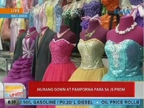 UB: Murang gown at pamporma para sa JS prom - YouTube
