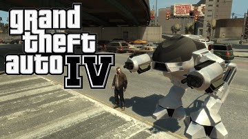 Grand Theft Auto IV Robocop Mod