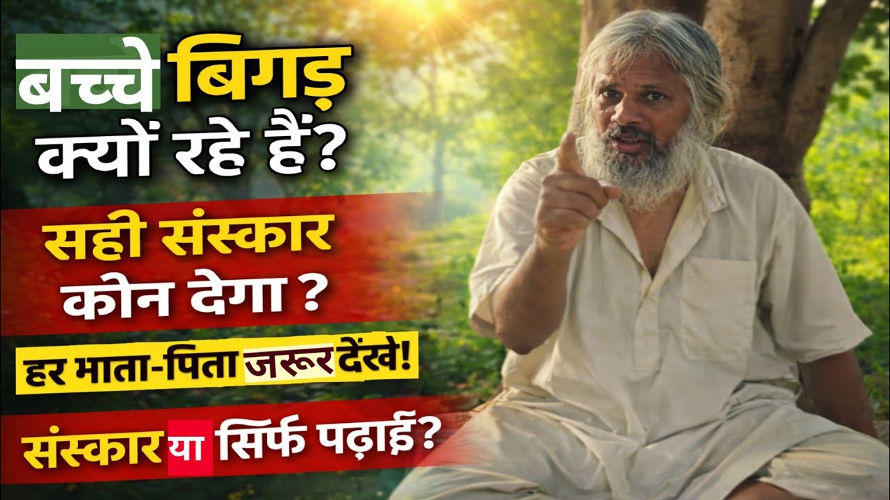 संतान बिगड़ क्यों रही है? जानिए सही संस्कार देने का तरीका!#योगी #yogi #motivation 