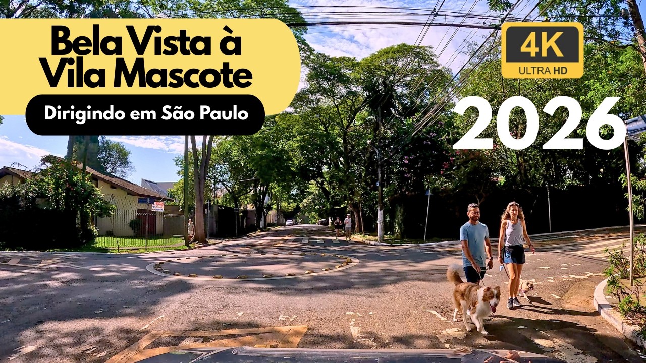 Dirigindo da Bela Vista (Centro) até a Vila Mascote (Zonal Sul), passando por Moema e Brooklin