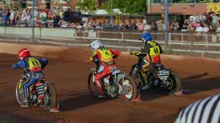 Speedway Heat 2 Tapes Up Birmingham Brummies v Leicester Lions Slow-Mo 12/8/24
