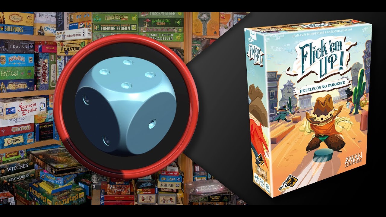 jogo de tabuleiro para casal Flick 'em Up! - Como Jogar