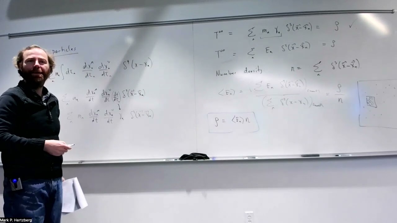 Cosmology, Lecture 5 - Relativistic Gas and Equation of State