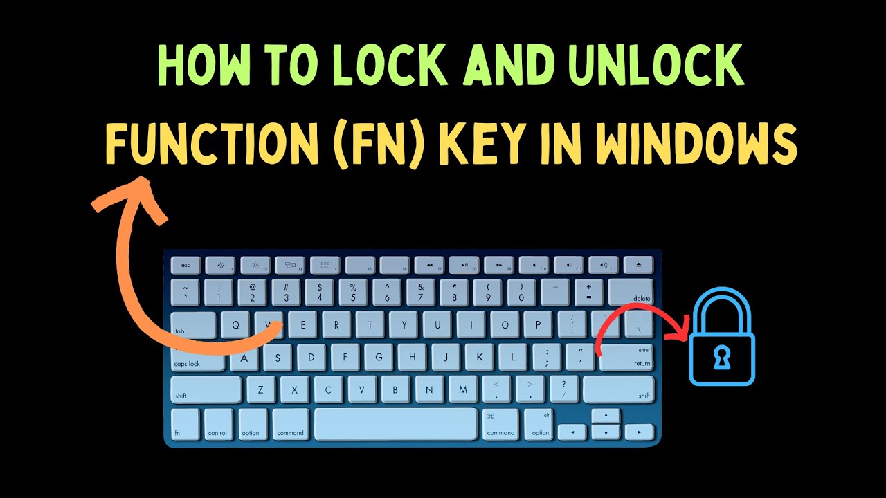 How to Lock and Unlock Function Fn Key in Windows 11 - YouTube