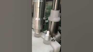 Cosmetics oil dropper bottle filling capping machine labeling machine