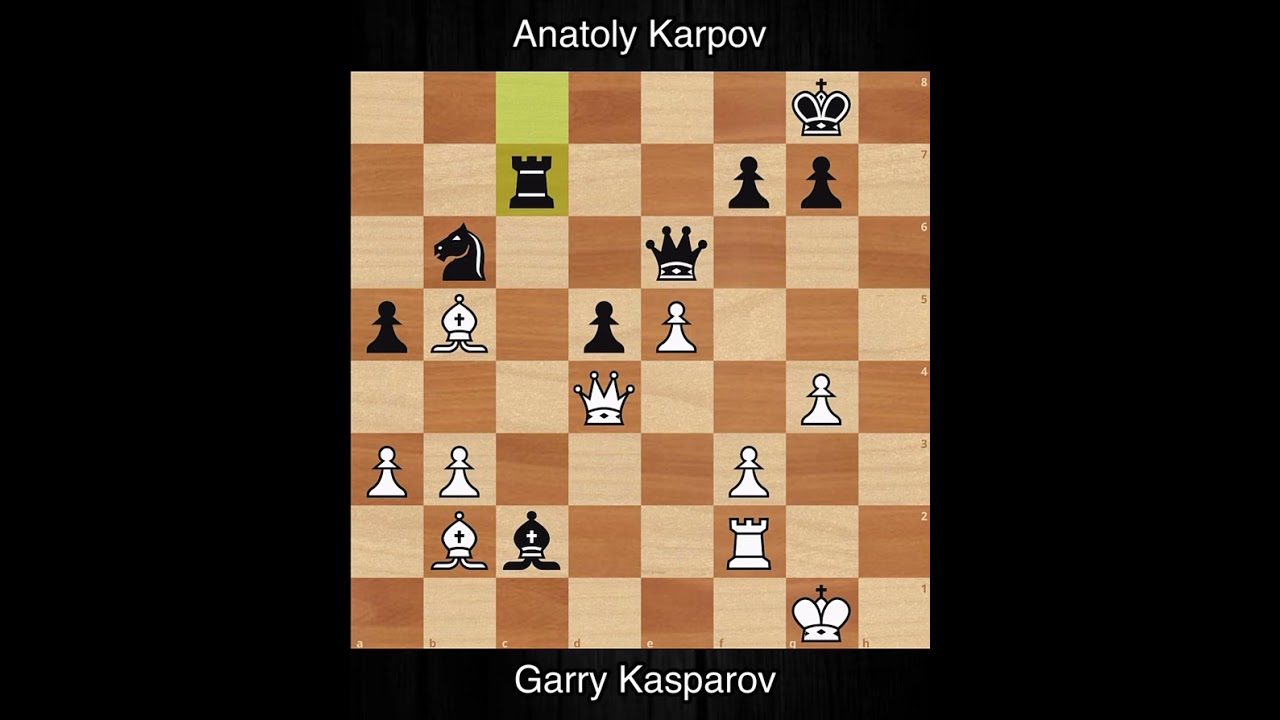 GARRY KASPAROV EXCELS AGAINST KARPOV ANATOLY! World Championship 1990 Round  1-2 