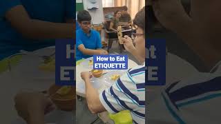 how to eat roti ❤️🇮🇳 | etiquette and manners | dining etiquette | table manners #shorts #ytshorts