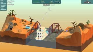 Poly Bridge - Reversed drawbridge, genius