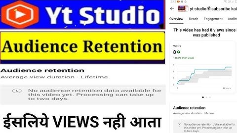No Audience Retention Data Available For This Video Yet Processing Can Take Up To Two Days 