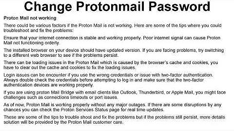 How to Reset ProtonMail Password- Guide Tips & Full Information for password recovery