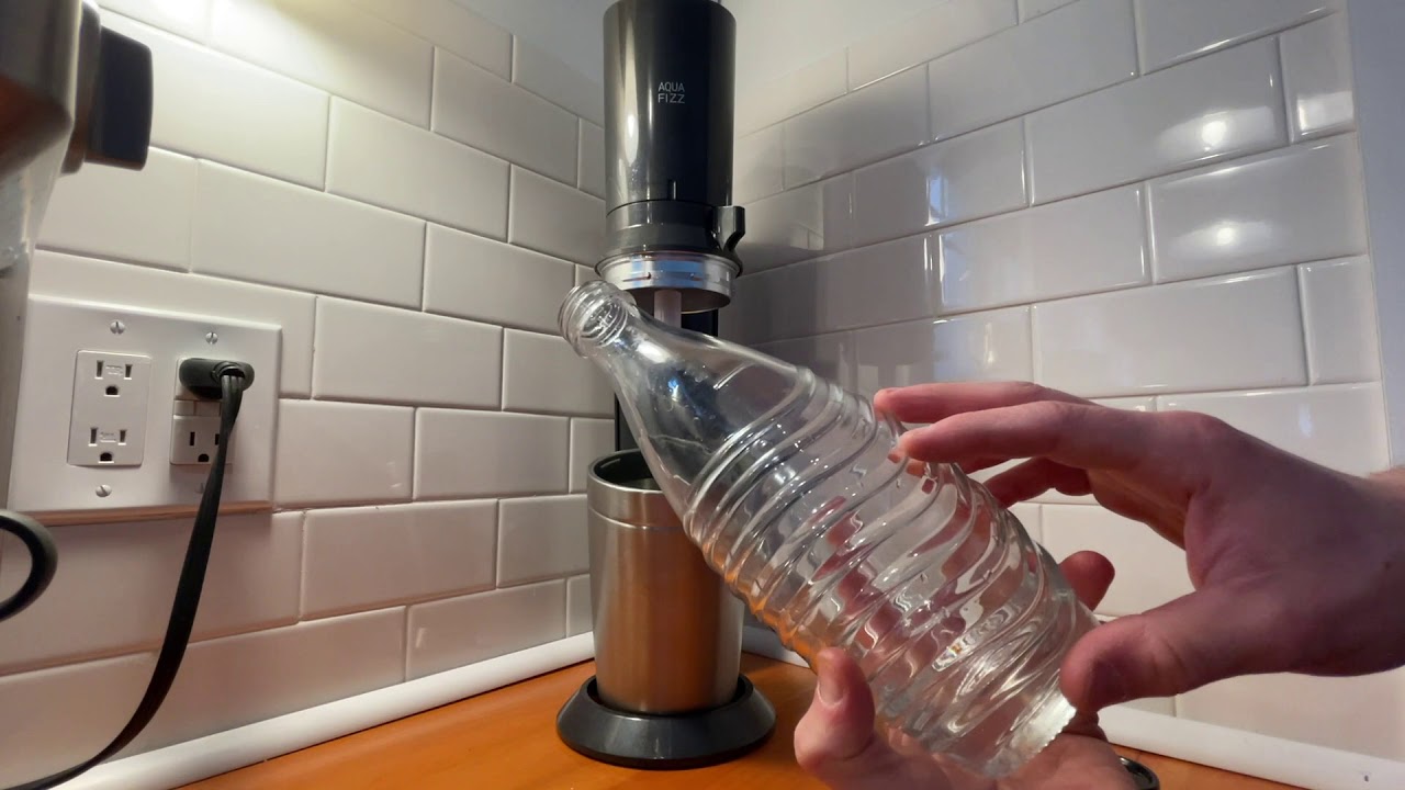 Sodastream Aqua Fizz Review Glass Bottle Sparkling Water Maker YouTube