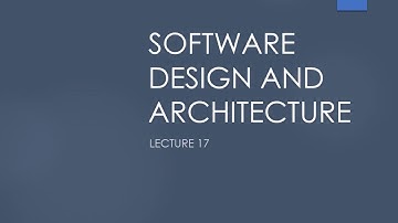 Service Oriented Architecture and Technologies - Lecture 17 - (SDA)