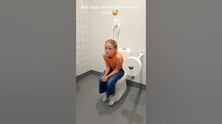 når man virkelig bare skal tisse
