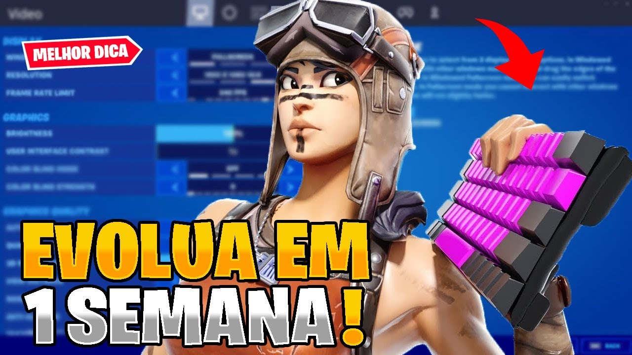 DICAS para VOCÊ EVOLUIR MUITO RÁPIDO no MOUSE E TECLADO no FORTNITE! 💪🏻 ...