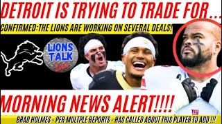 DETROIT IS TRYING TO TRADE FOR