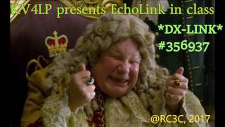 KV4LP presents EchoLink in class , *DX-LINK* conference