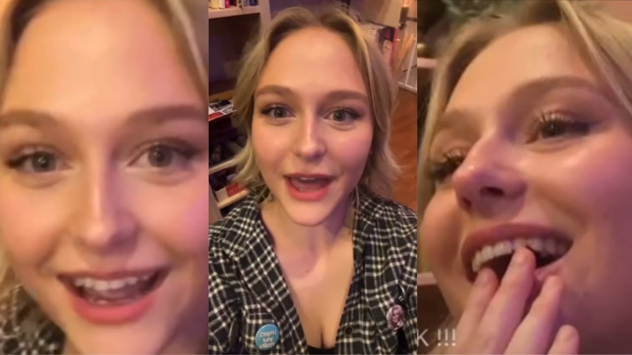 Alyvia Alyn Lind and Austin Crute Live on Instagram (April 7, 2023
