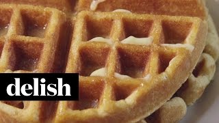 How To Make Cornbread Waffles | Delish