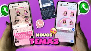 🤩SAIU! COMO PERSONALIZAR SEU WHATSAPP: Novos temas, teclado...