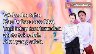 Download lagu AKU YANG SALAH - (Mahalini x Nuca) | cover by deven ft lysa versi lyrics