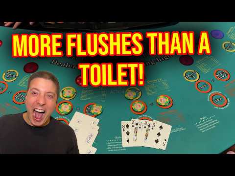 SO MANY BIG HANDS!! $600 BETS ON CRAZY 4 POKER IN LAS VEGAS!!