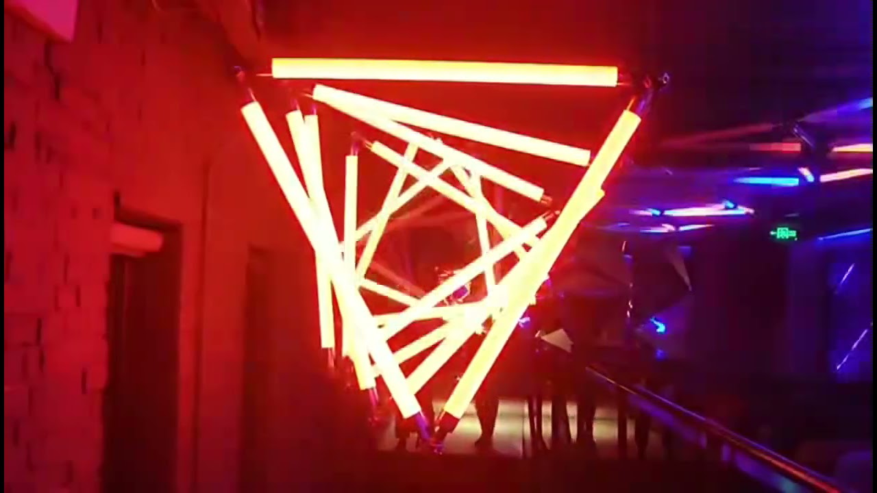 DC12V SPI DMX 360Degree 40mm RGB RGBW Pixel LED Tube Light