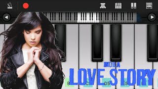 Indila - Love Story | Perfect Piano | Basic Piano Resimi