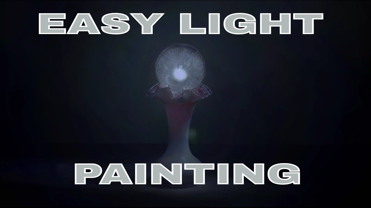 (16) -- Light Painted Glass Marbles -- Still Life Photography