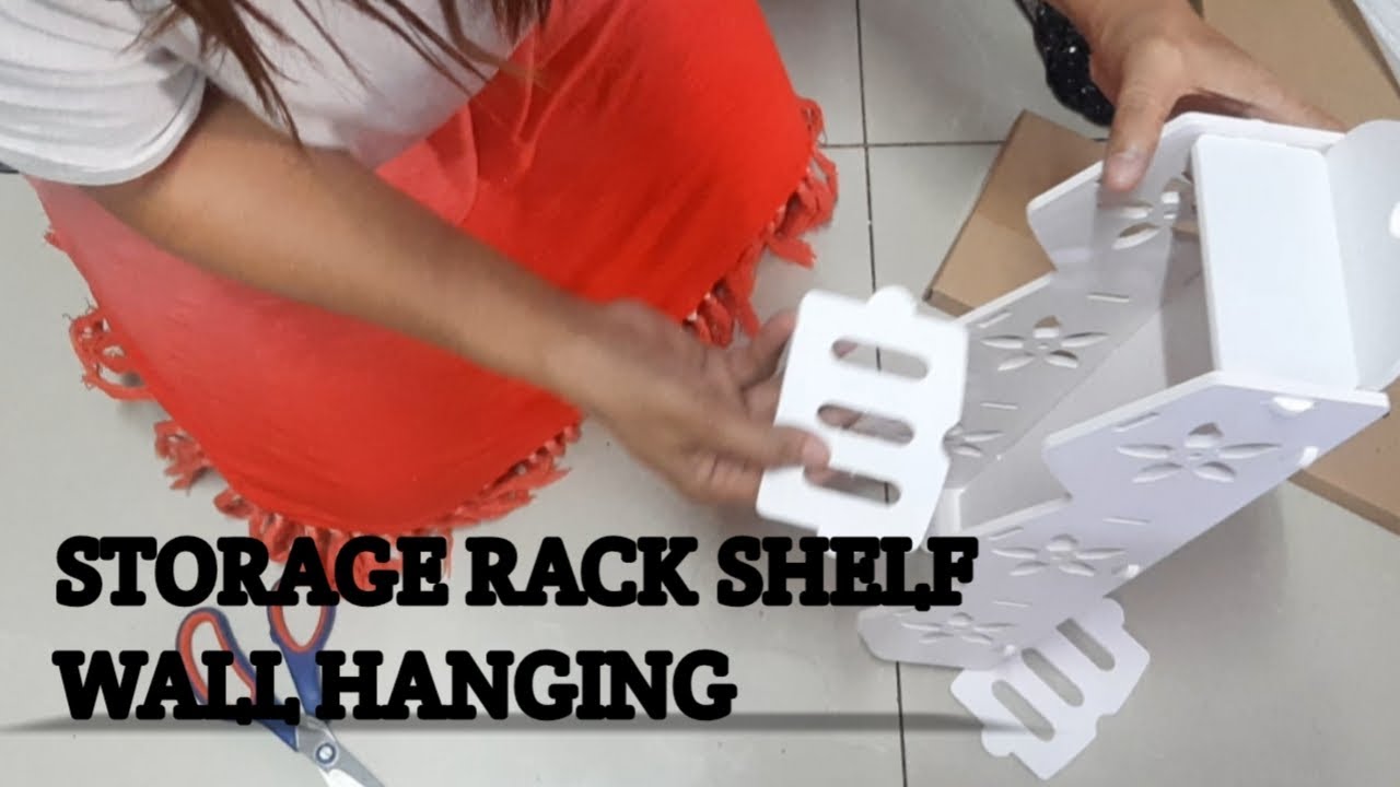 3 layer rack shield hanging assembling - YouTube