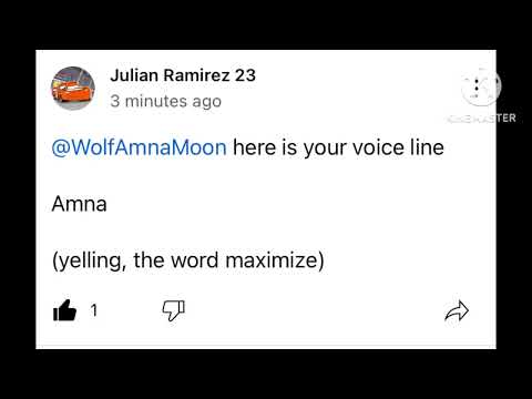 Voiceline for @julianramirez1315