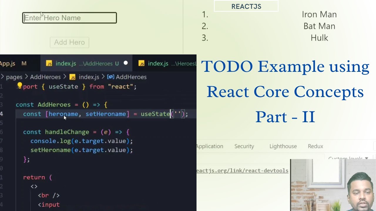 Let's create a TODO List using React - Part 2 - YouTube
